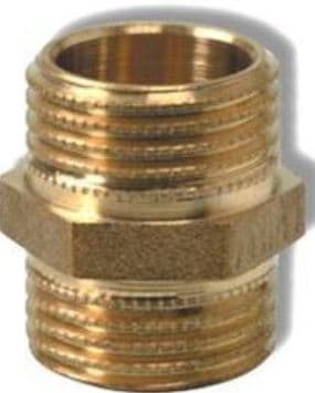Viega Messingnippel 3/8\" - 102050