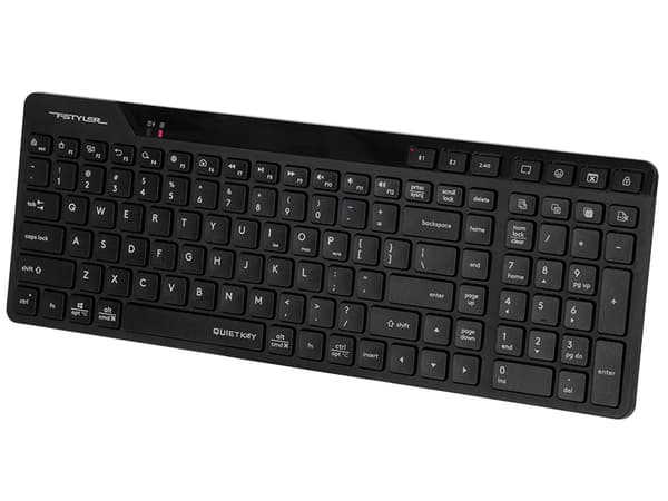A4tech FStyler FBK27C AS, trådløst Dual mode Bluetooth+2.4G tastatur, CZ, sort
