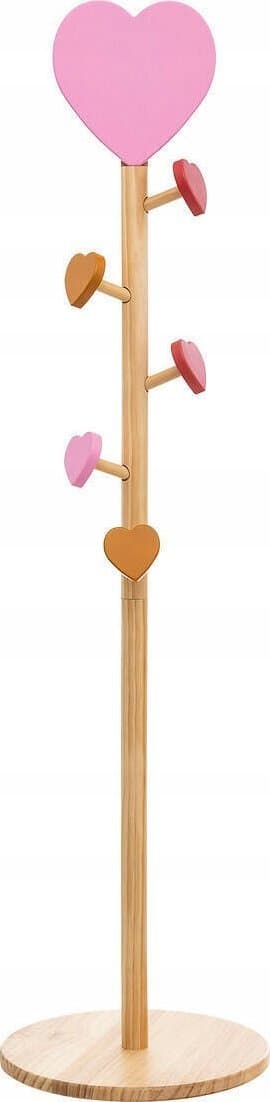 Atmosphera Stående bøjle til børn LOVE, hjertekroge, 135 cm