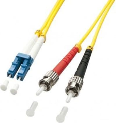Lindy Light Hode Patch Cord LC/ST 9/125, Singlemode, 1m (47460)
