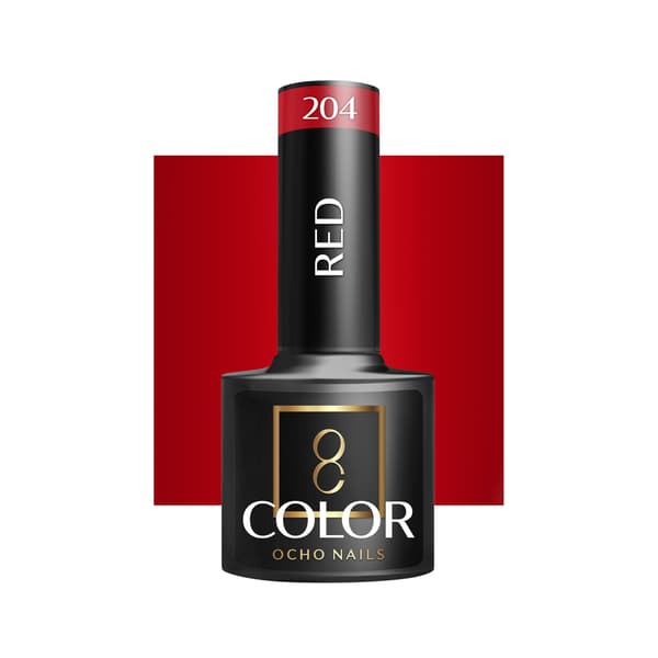 OCHO NAILS Gel Polish röd 204 -5 g