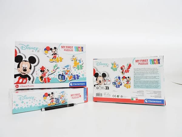 Mit første Mickey Mouse puslespil