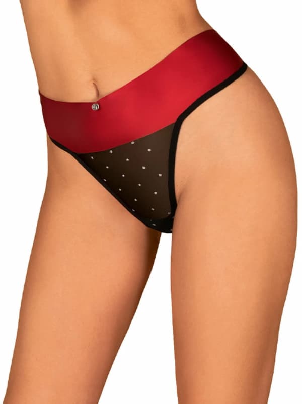 Erotisk stringtrosa rosett obsessiv tienesy 2xl