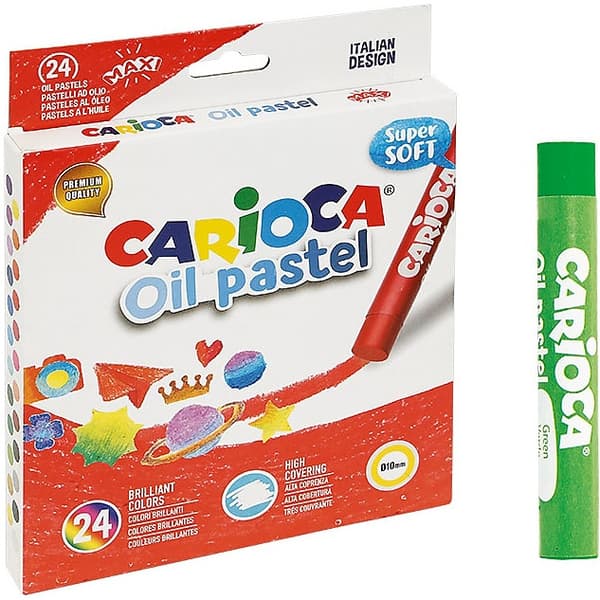 Oliepasteller 24 farver CARIOCA