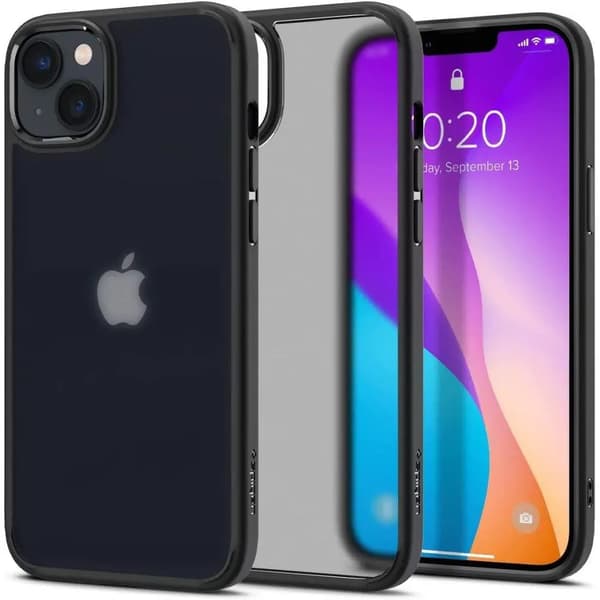 Spigen Ultra Hybrid -kotelo iPhone 14 Plus -puhelimelle – mattamusta