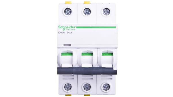 Schneider Electric effektkontakt IC60N 3P 2A D - A9F05302