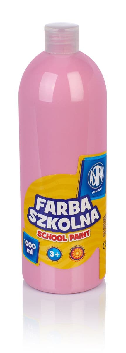Skolemaling lyserød 1000ml ASTRA
