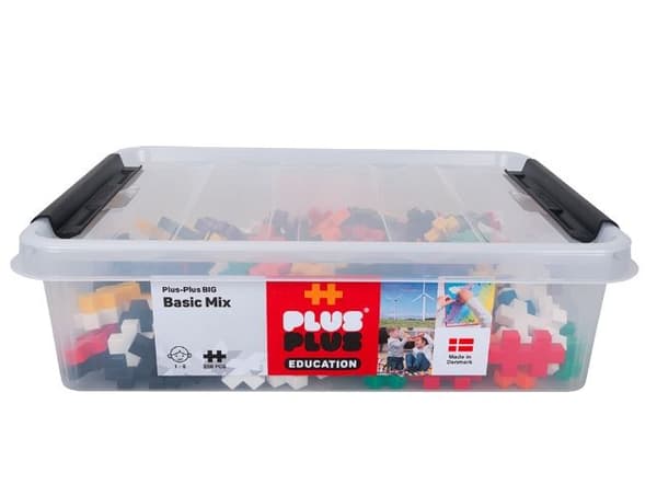 Plus Plus Store Klodser - Grundfarver 200 stk.