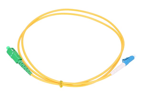 Extralink SC/APC-LC/UPC | Patchkabel | Singlemode, Simplex, G657A, 3mm, 2m