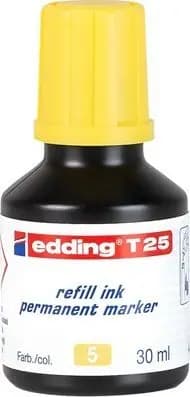 Edding blæk til genopfyldning af permanente markere e-t25 EDDING, gul