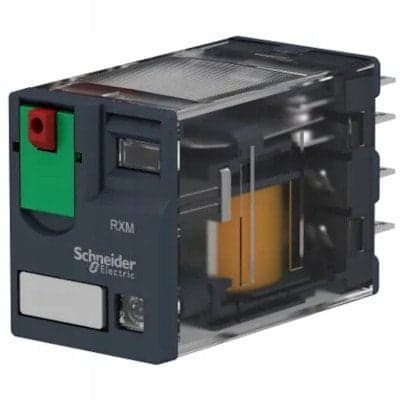 Miniature Relæ +LED 0.6A 4C/O 24V AC RXM4AB2B7