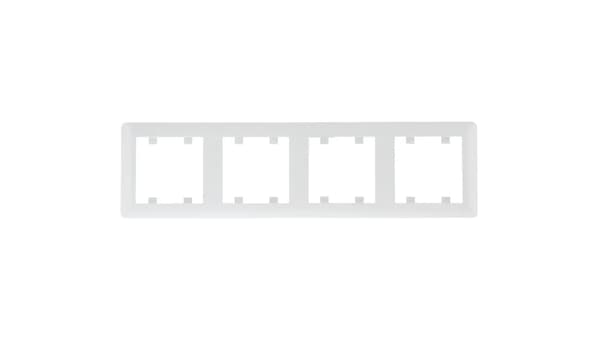Hager Fyrfaldig ram LUMINA 2 vit - WL5140