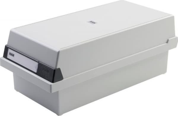 HAN RAP SHEET WITH AGE HAN KARTEI, POLYSTYRENE, A5, GREY HN95511-13