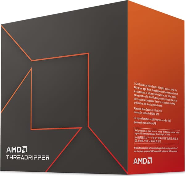 AMD Ryzen ThreadRipper 7960X / 4,2 GHz prosessori - Laatikko
