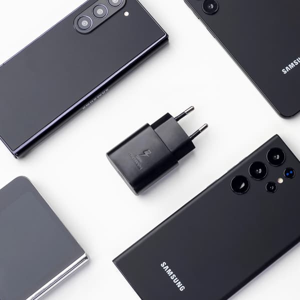 Samsung 25W USB-oplader uden kabel sort