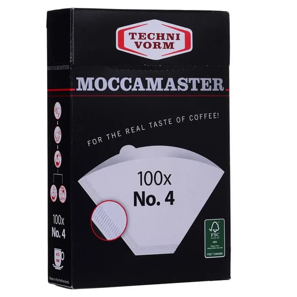 Moccamaster Kaffefiltre r. 4 100 stk.