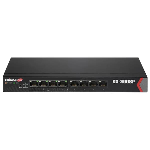 Edimax Pro GS-3008P - switch - 8 porte