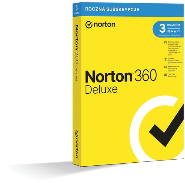Norton 360 Deluxe - bokspakke (1 år) -