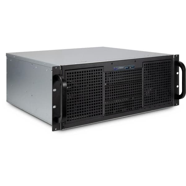 Inter-Tech 4U 40240 Rack Svart, Grå