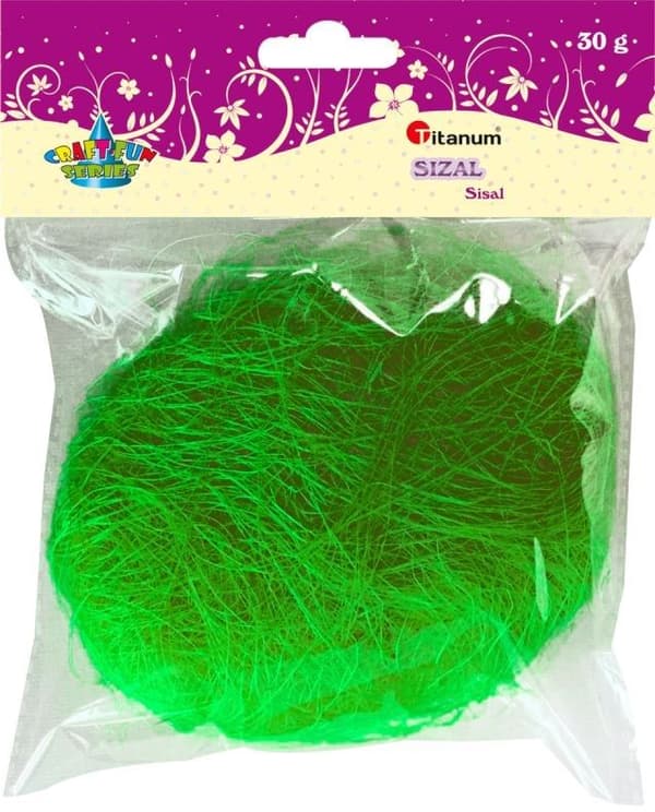 Sisal 30g grøn