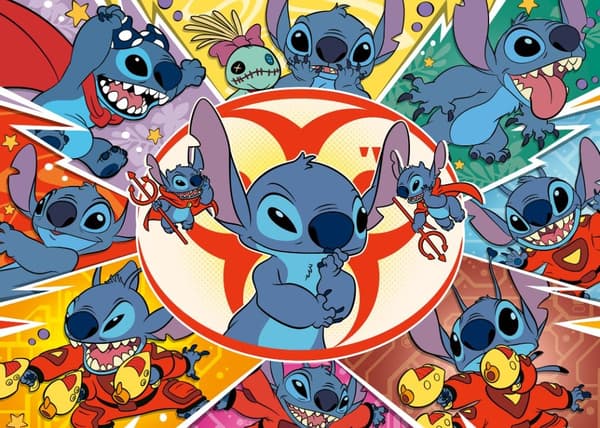 Barnpussel 2D 100 Disney Stitch