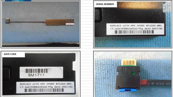 Hewlett Packard Enterprise 12W Smart Storage-batterimodul til HPE Enhanced Megacell 12W BBWC