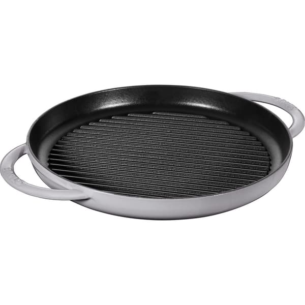 Staub-grillipannu induktio pyöreä 30cm grafiitinharmaa
