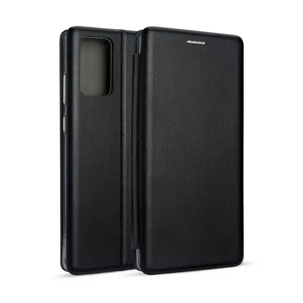 Bog Magnetisk Etui Samsung Note 20 N980 sort/sort