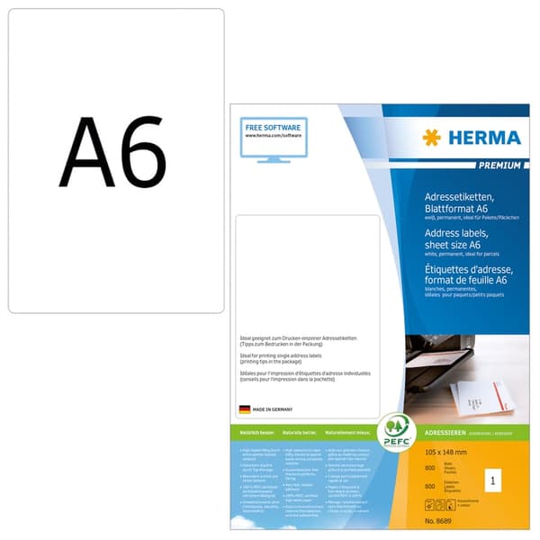 HERMA Premium - adresseetiketter - mat