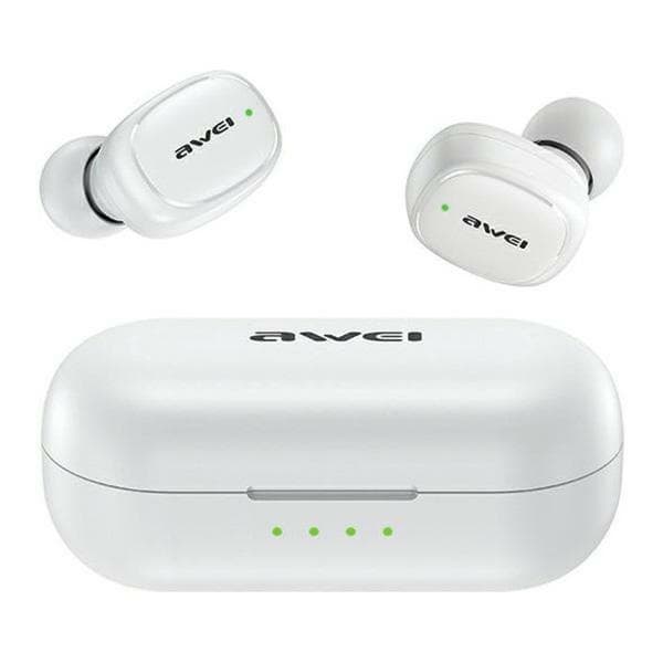 AWEI BLUETOOTH 5.1 T13 PRO TWS HOVEDTELEFONER + HVID DOCKINGSTATION