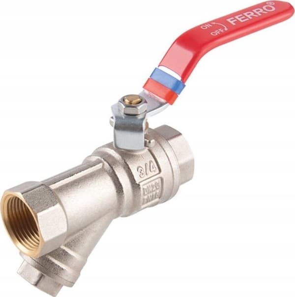 KUGLEVENTIL. F-POWER, 1/2\"GW/W, DZW.