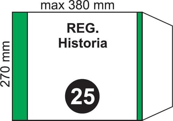 Justerbart støttedæksel NR. 25 (20 stk.)