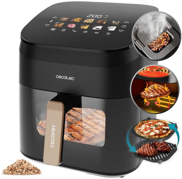 Cecotec Cecofry&Grill Smokin 6500 oljefri fritös