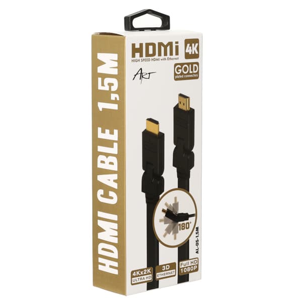 Kabel Art HDMI - HDMI 1,5m sort (AL-05)