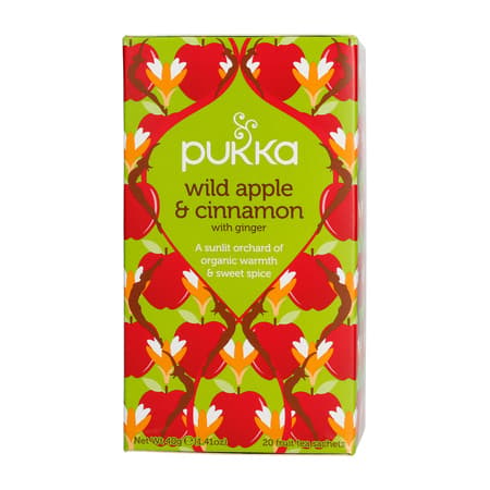 Pukka Herbs Pukka Wild Apple & Cinnamon, Ginger (England) universal