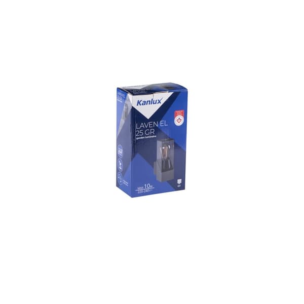 Puutarhavalaisin LAVEN EL 25 GR max 10W E27 IP44 grafiitti 36548