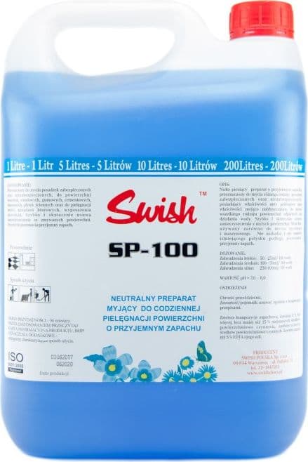 Swish Swish SP - 100 Förberedelse för daglig ytvård, blommig 5 l