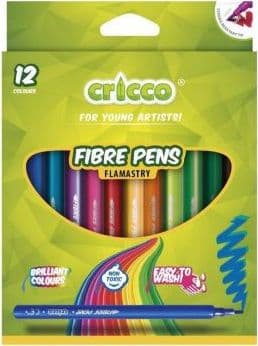 12 farve tuschpenne CRICCO