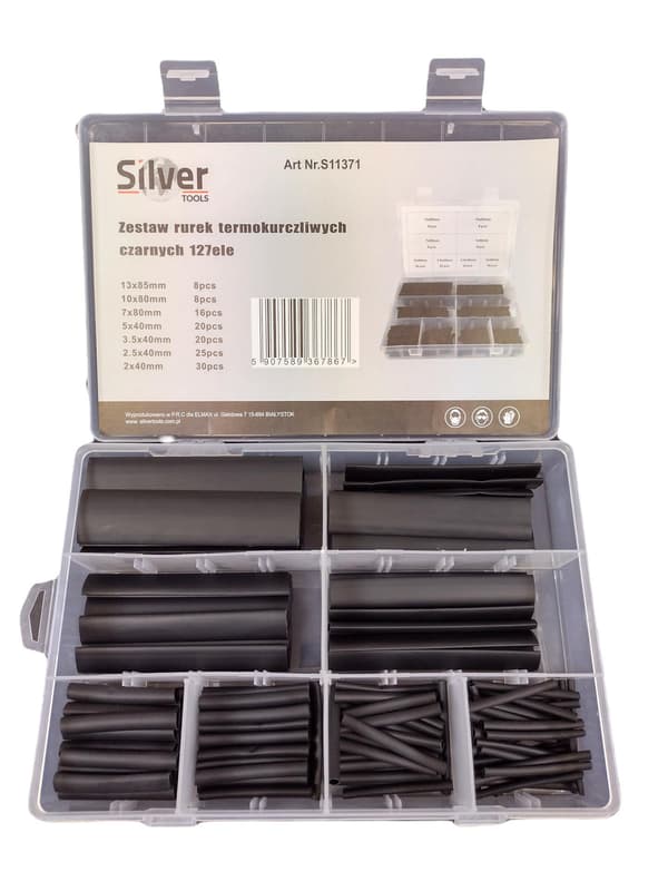 SILVER SHRINK SHIRTS 127st SVART