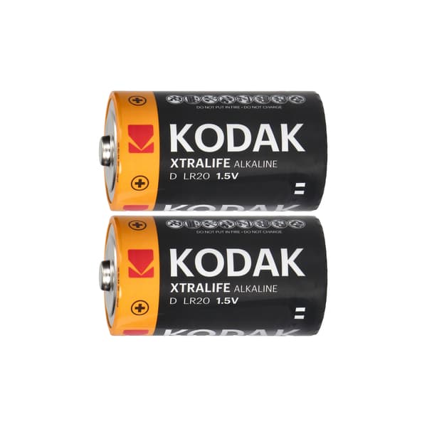 Paristot XTRALIFE Alkaline D (LR20) - läpipainopakkaus 2kpl