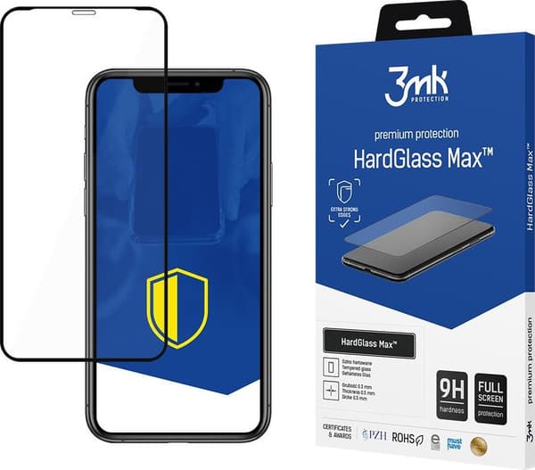 3mk HardGlass Max till Apple iPhone X/XS/11 Pro BL