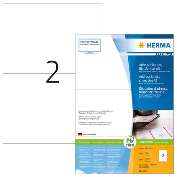 HERMA Special - adresseetiketter - mat