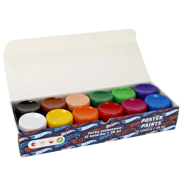 Hot Wheels Plakatmaling 12 Farver