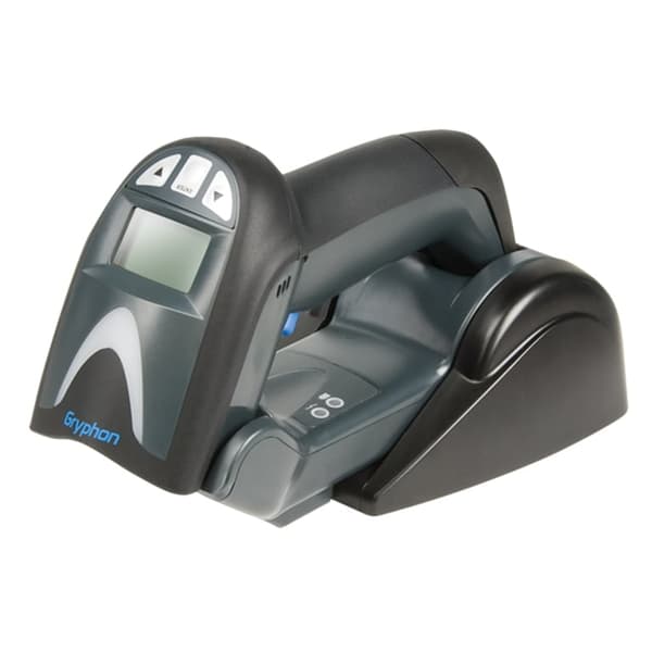 Datalogic Gryphon GM4200, Sæt, USB, 433 MHz, Sort (Sæt inkluderer scanner, WLC4190-BK-433 base og USB-kabel 90A052258) (Sæt inkluderer scanner,