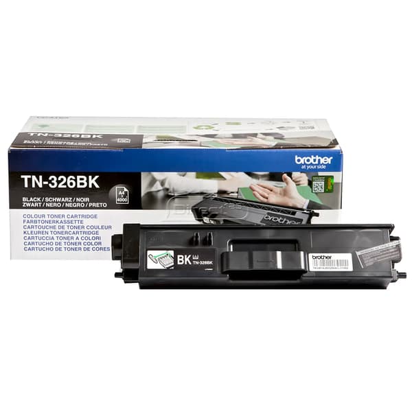 Brother TN326BK - sort - original - tonerpatron