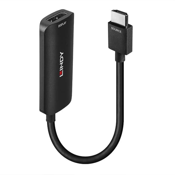 DisplayPort - HDMI Adapteri LINDY 38327 Musta
