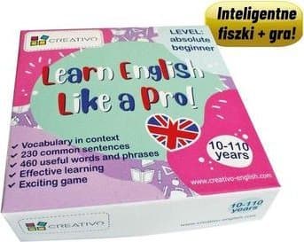 Lær engelsk som en professionel flashcards + begynderspil