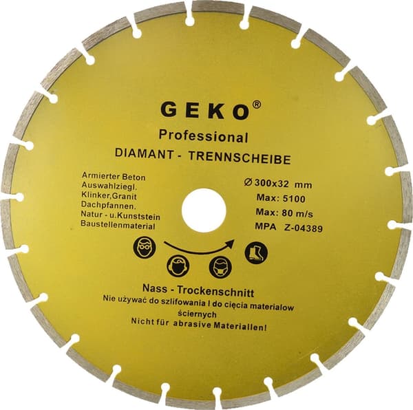 Skive diam.300x8x32mm segment GEKO PROFI (10)