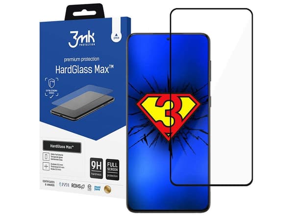 3mk HardGlass Max Samsung Galaxy S21 FE 5G Musta