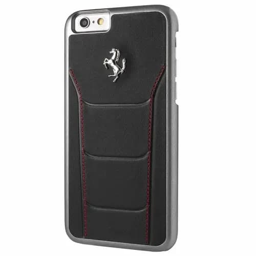 Ferrari Hardcase FESEHCP6BKR iPhone 6/6S 488 sort/rød søm